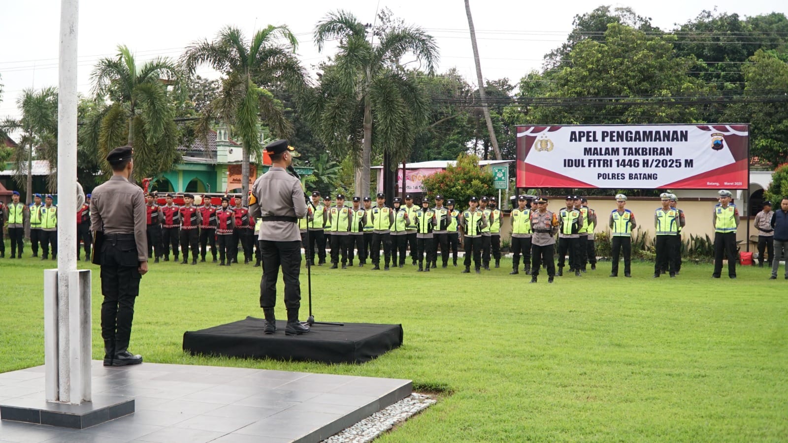 Polres Batang Gelar Apel Kesiapan Jelang Malam Takbir Idulfitri 1446 H