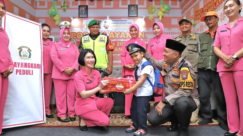 Bhayangkari Kota Malang Apresiasi Petugas Jaga Kelancaran Mudik Lebaran
