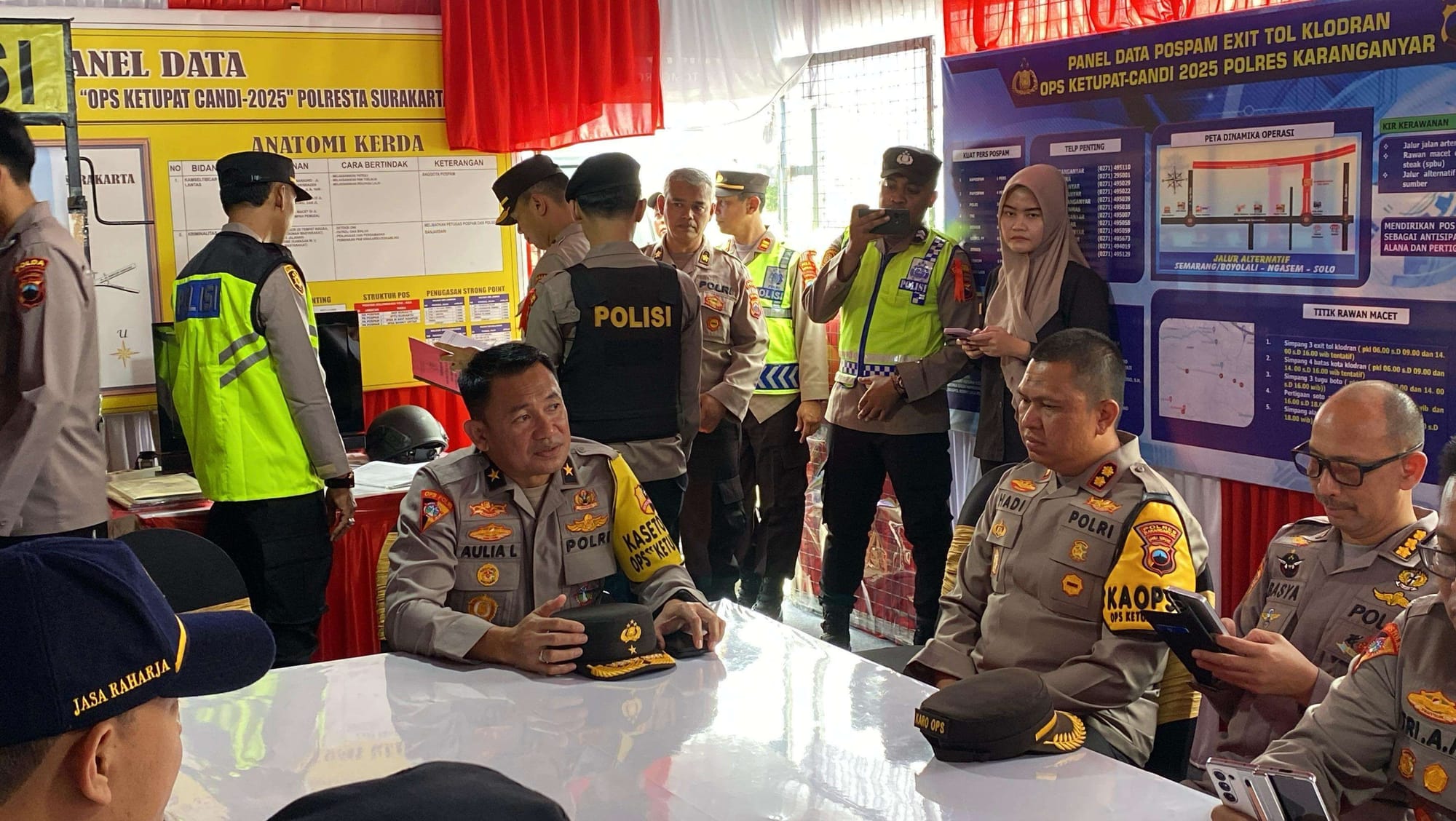 Terima Tim Supervisi Mabes Polri, Polres Karanganyar Pastikan Pengamanan Mudik Optimal