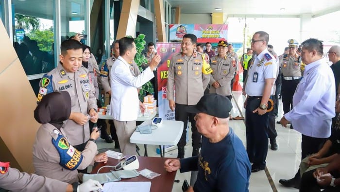 Dukung Mudik Aman, Polda Jateng Gelar Pre-Departure Inspection Gratis di Terminal Mangkang