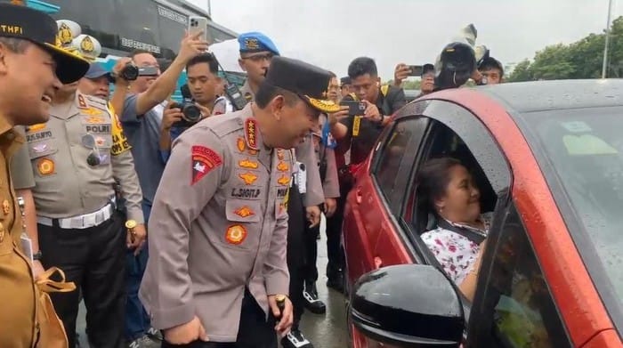 Kapolri Tinjau Kelancaran Mudik, Perjalanan Jakarta-Jateng Capai 5 Jam 12 Menit