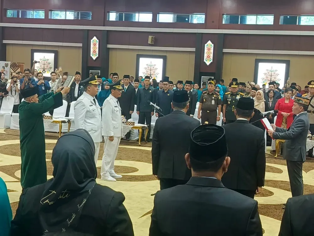 Resmi Dilantik, Rizky Aditya Putra dan Abdul Hamid Siap Memimpin Lamandau