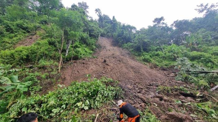 Longsor 40 Meter di Tempur Jepara Putus Akses Jalan