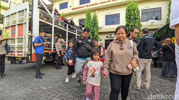Pemudik Valet and Ride Disambut di Semarang, Perjalanan Nyaman Bersama Polisi
