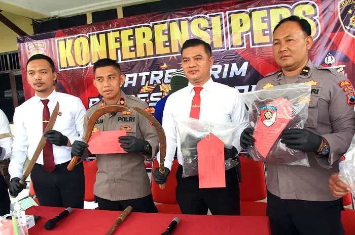 Kasus Pembacokan di Kaliori Rembang, Polisi Tangkap Tiga Orang Termasuk Dua Anak di Bawah Umur
