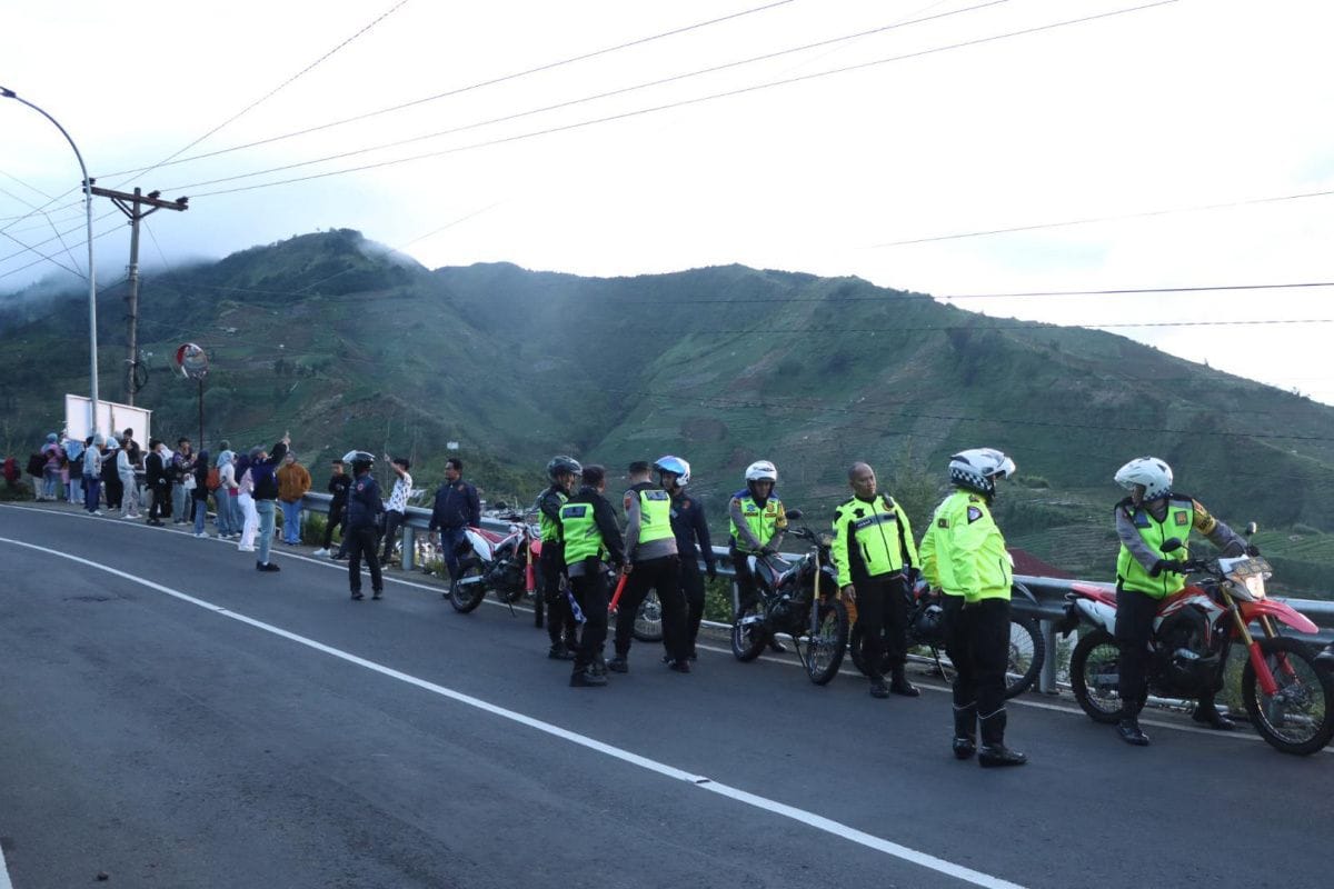 Kapolres Wonosobo Tinjau Kawasan Dieng untuk Pantau Keamanan