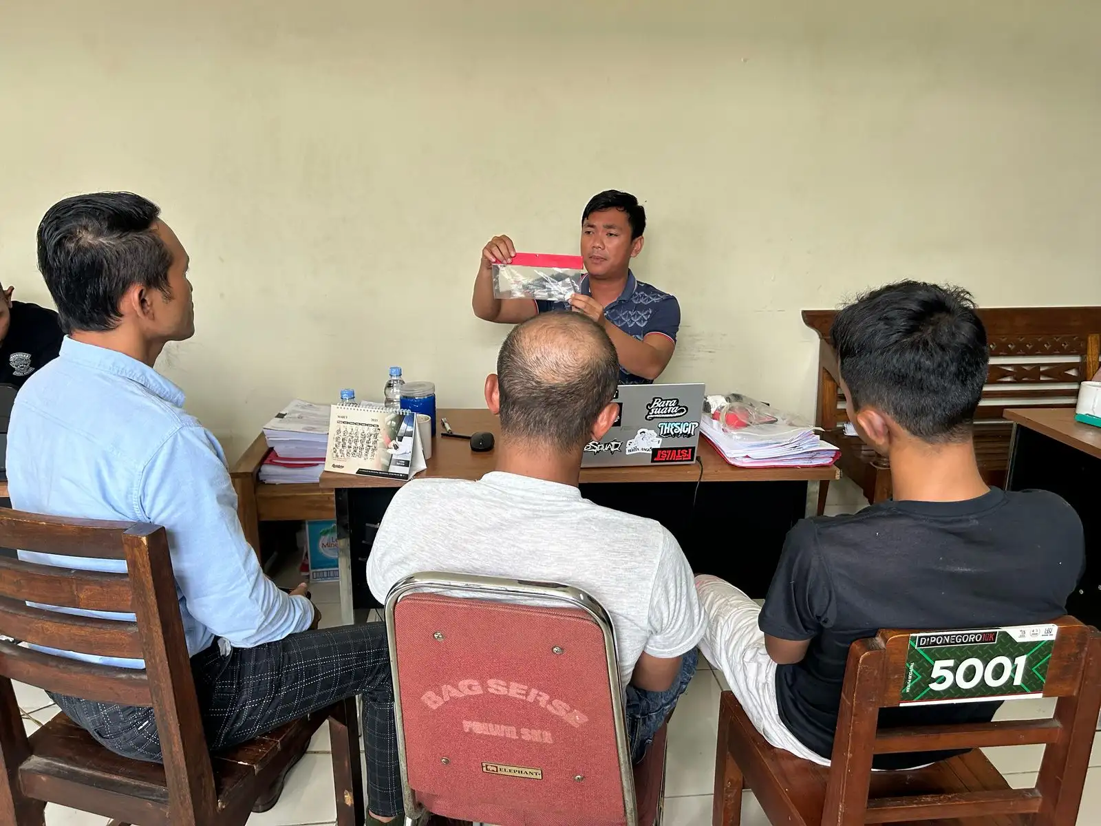 Gerebek Tempat Indekos di Sukoharjo, Polisi Amankan Pengedar Sabu dan Barang Bukti