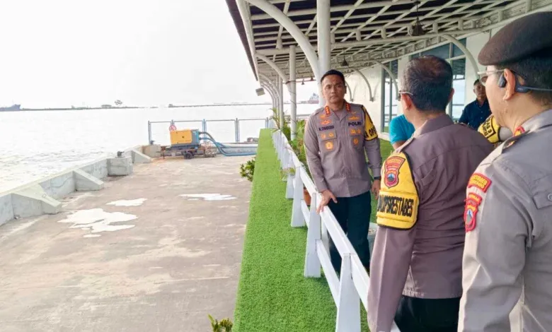 Kapolrestabes Semarang Tinjau Pelabuhan Tanjung Emas Jelang Arus Balik