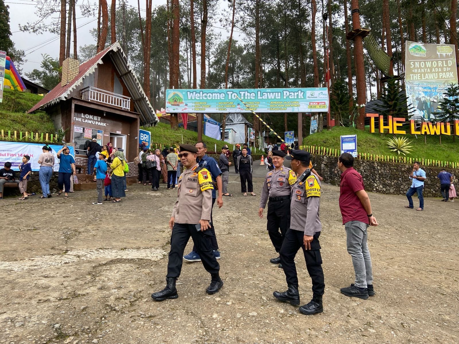 Pantau Libur Panjang, Dirpamobvit Polda Jateng Cek Lalu Lintas dan Objek Wisata Tawangmangu