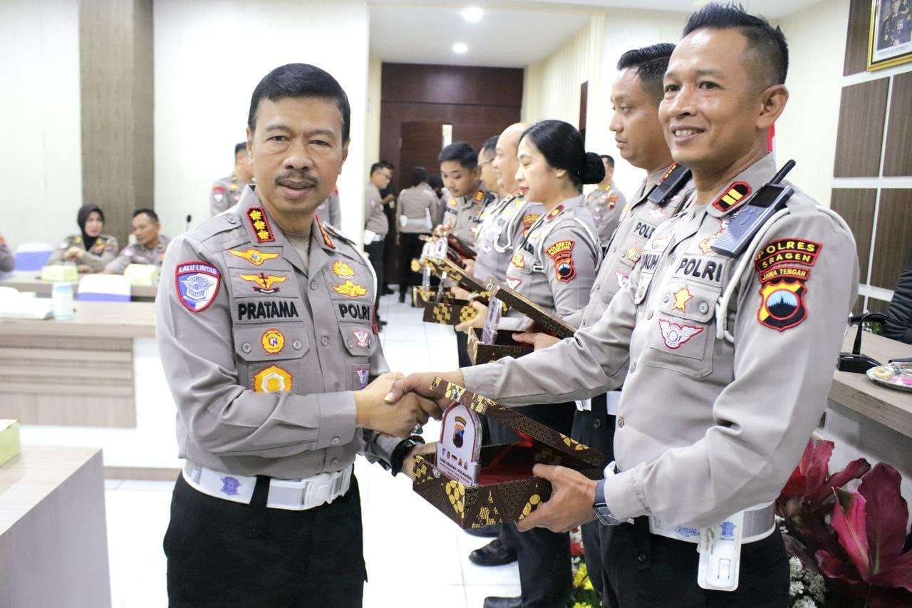 Polres Sragen Sabet Pospam Terbaik se-Jateng dalam Operasi Ketupat Candi 2025