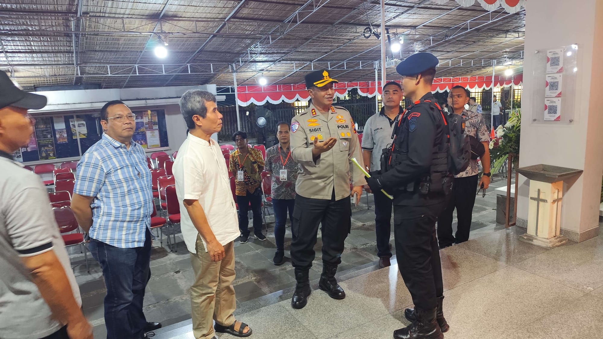 Perayaan Paskah 2025, Wakapolresta Surakarta Cek Pengamanan Gereja Prioritas 1