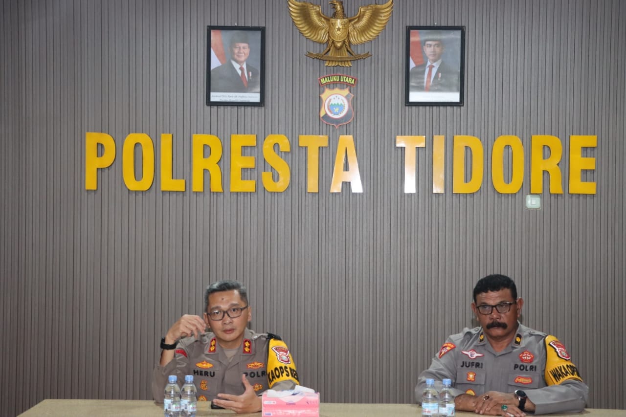 Polresta Tidore Matangkan Persiapan Gurabati Open Tournament ke-27 Lewat Rakor