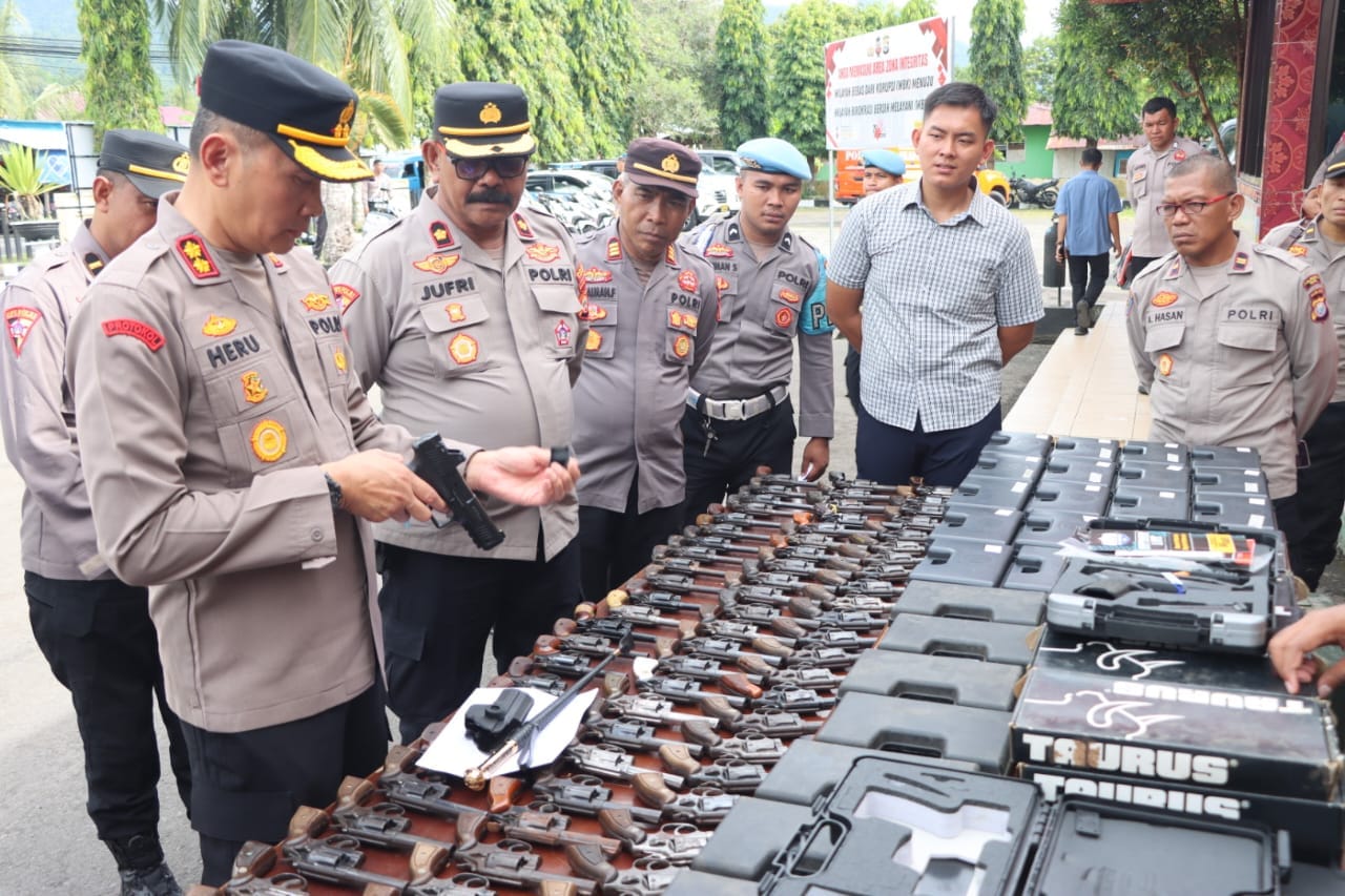 Pastikan Kelayakan dan Keamanan, Polresta Tidore Laksanakan Pemeriksaan Fasilitas dan Amunisi