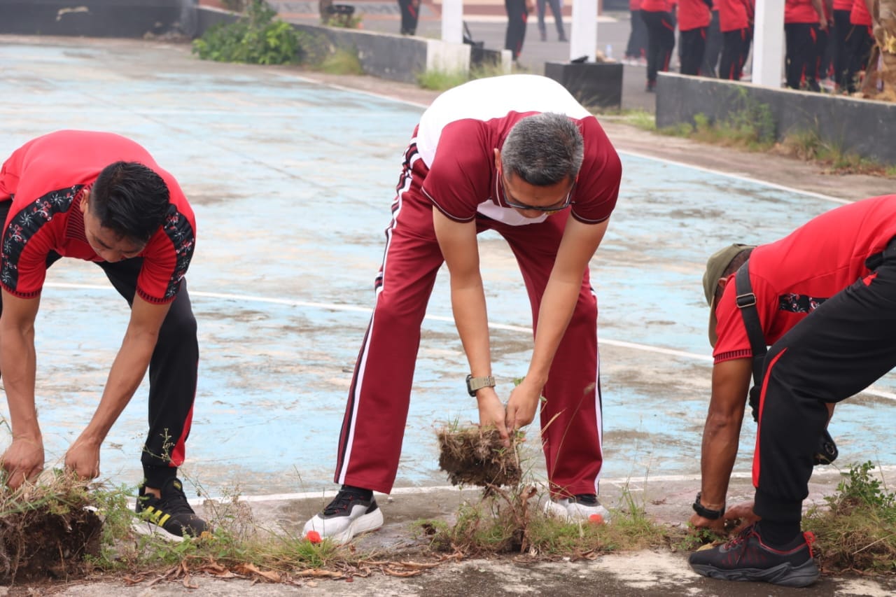 Kapolresta Tidore Pimpin Kegiatan Kurve di Mako Polresta Tidore