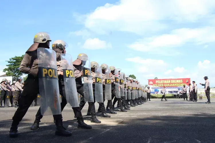 Polres Banjarnegara Latih 272 Personel Dalmas Hadapi Situasi Kamtibmas