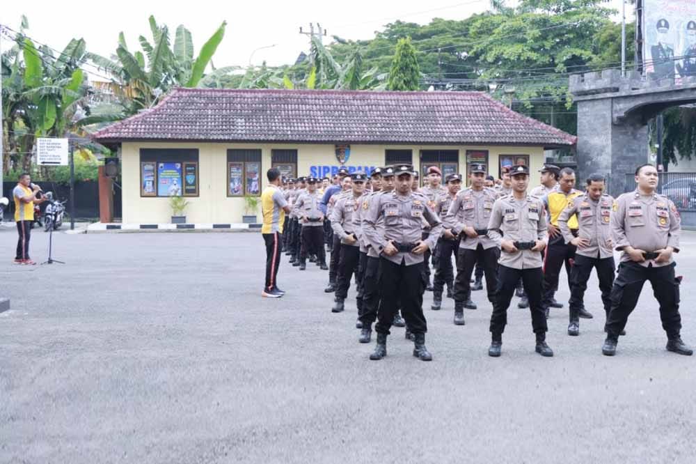Latihan Dalmas Digelar Polres Rembang untuk Persiapan Hadapi Unjuk Rasa
