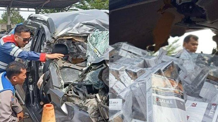 Sopir Honda BR-V Tewas dalam Kecelakaan di Tol Pemalang, Diduga Bawa Ribuan Rokok Ilegal