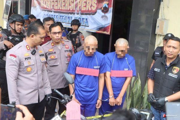 Polres Tegal Kota Bekuk Pelaku Curanmor di 3 Lokasi, Salah Satunya Warnet