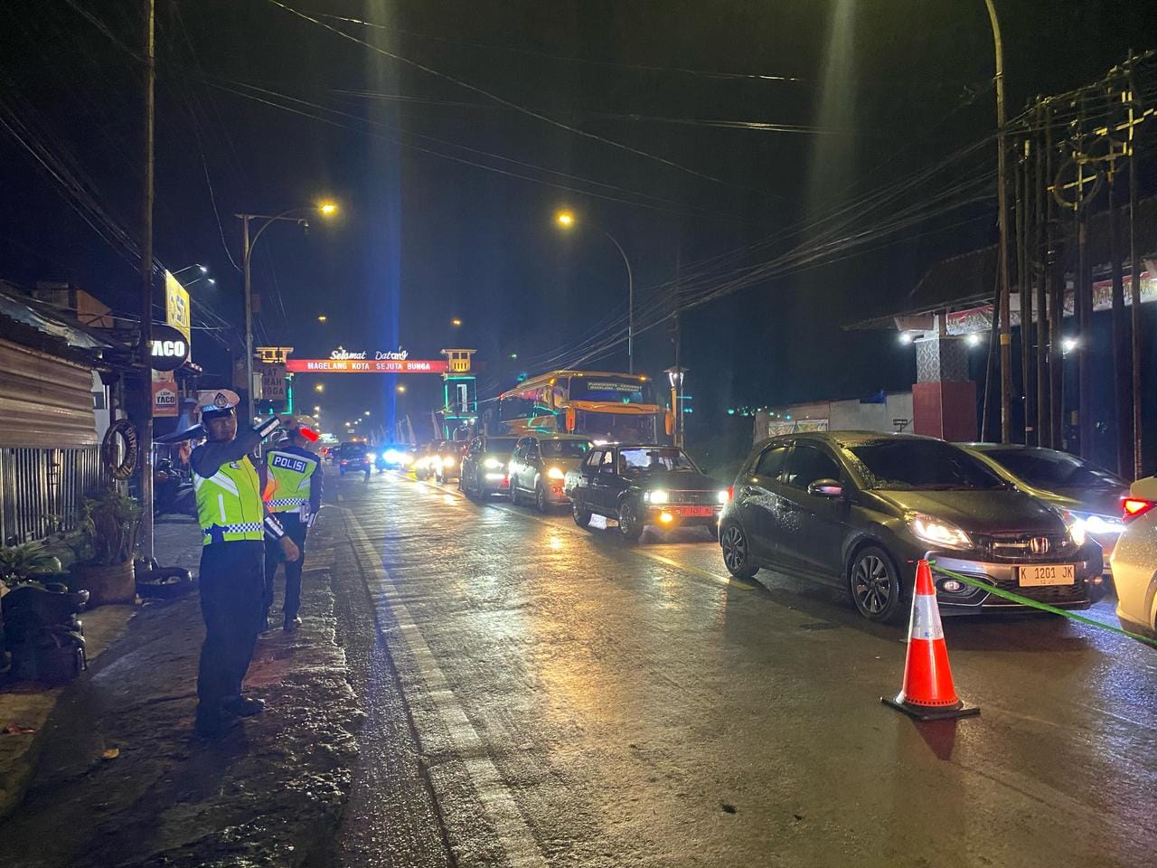 Kapolres Magelang Kota Kepimpin Operasi Pengamanan Arus Balik Lebaran 1446 H