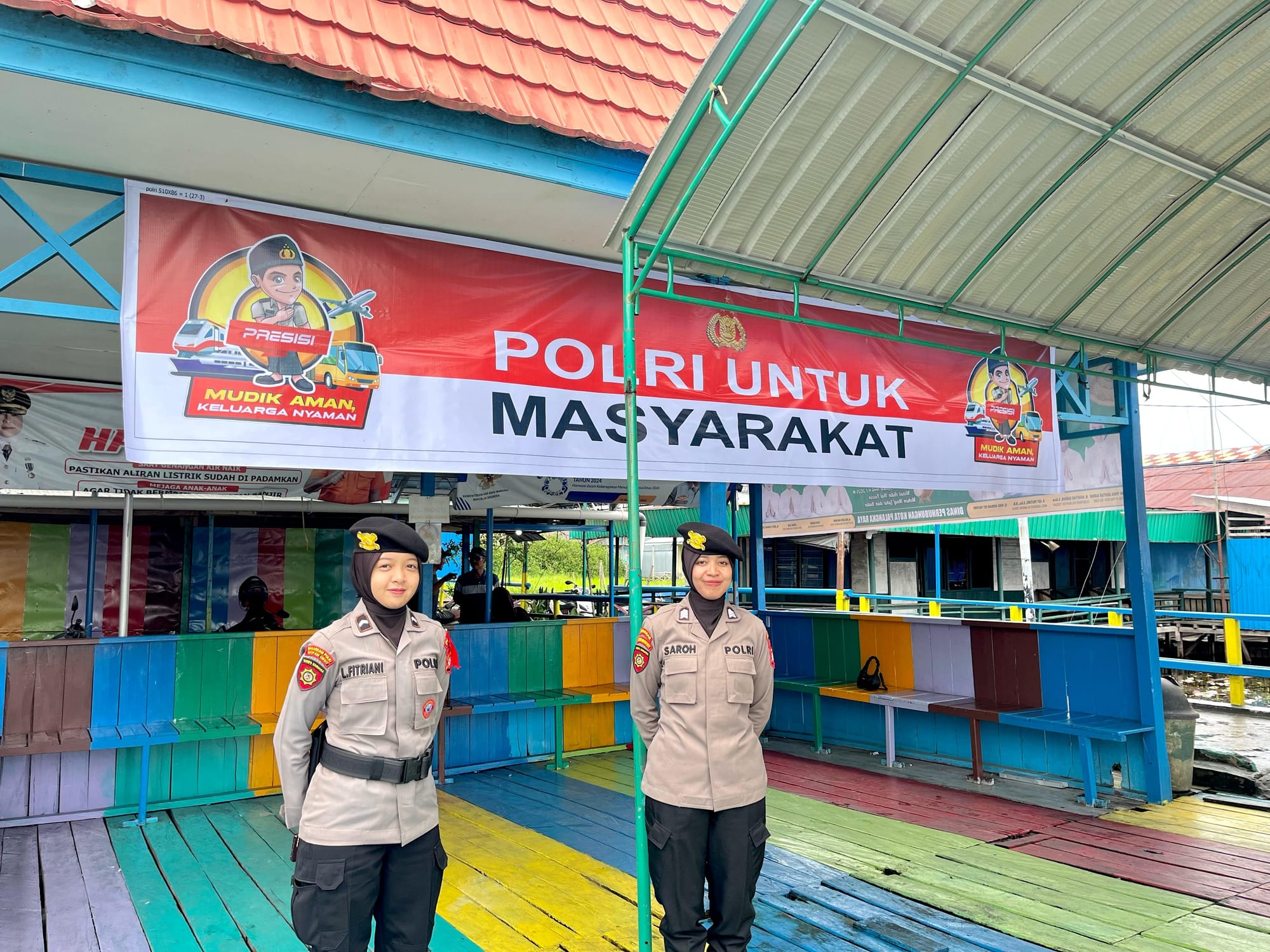 Personel Ops Ketupat Telabang Polda Kalteng Perketat Pengamanan di Wisata Air Hitam