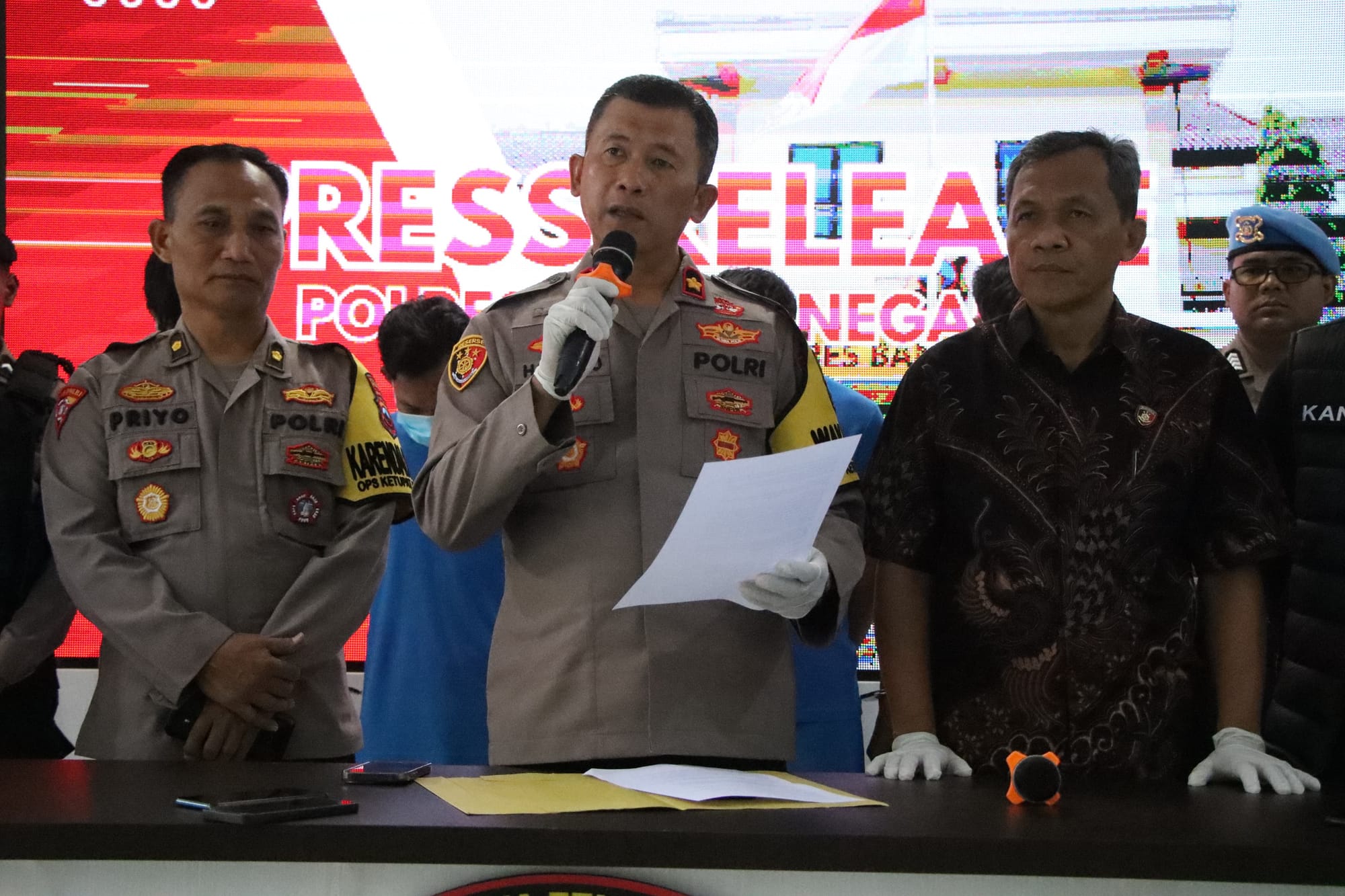 Polres Banjarnegara Ungkap Kasus Pengroyokan Di Sigaluh