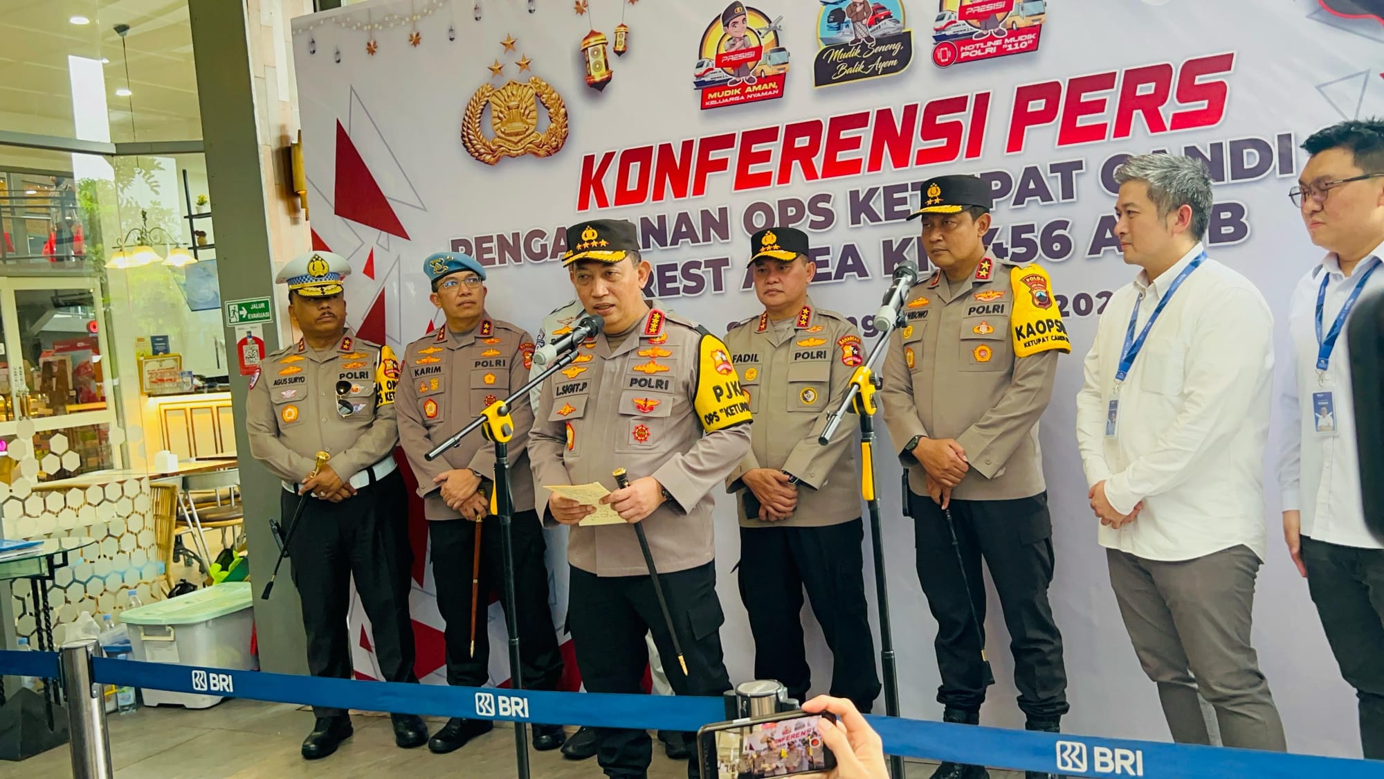 Tinjau Rest Area KM 456, Kapolri Minta Jajaran Maksimalkan Pelayanan dan Pengaturan Lalin
