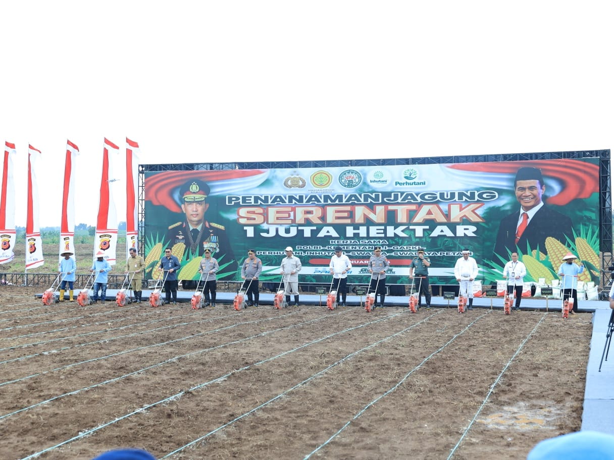 Menuju Swasembada Jagung, Kementan dan Polri Targetkan Tambahan Produksi 4 Juta Ton