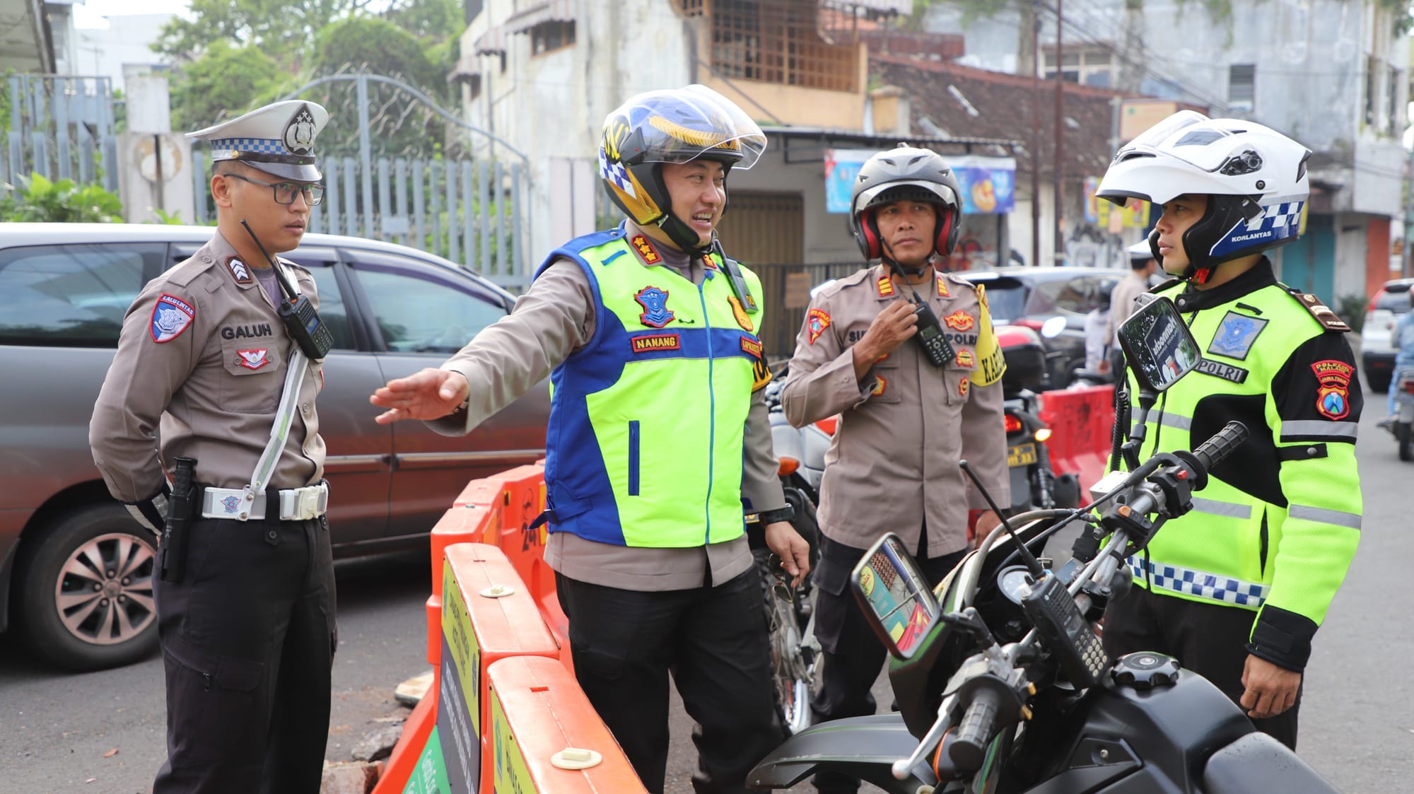 Monitoring Jalur Balik, Kapolresta Malang Kota Beri Arahan ke Jajaran