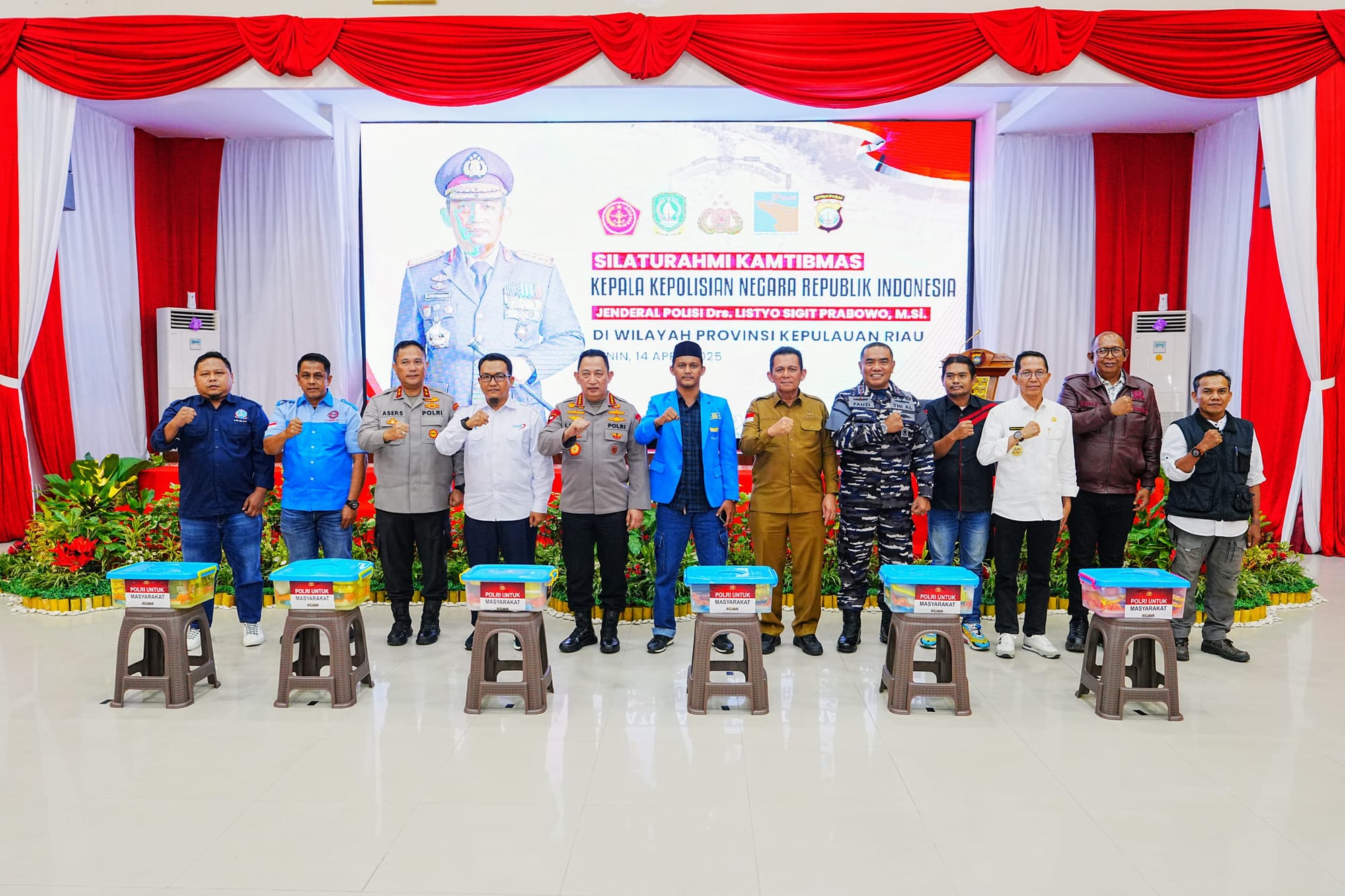 Kapolri di Polda Kepri: Jaga Kamtibmas dan Semangat Persatuan Jelang Pemilu