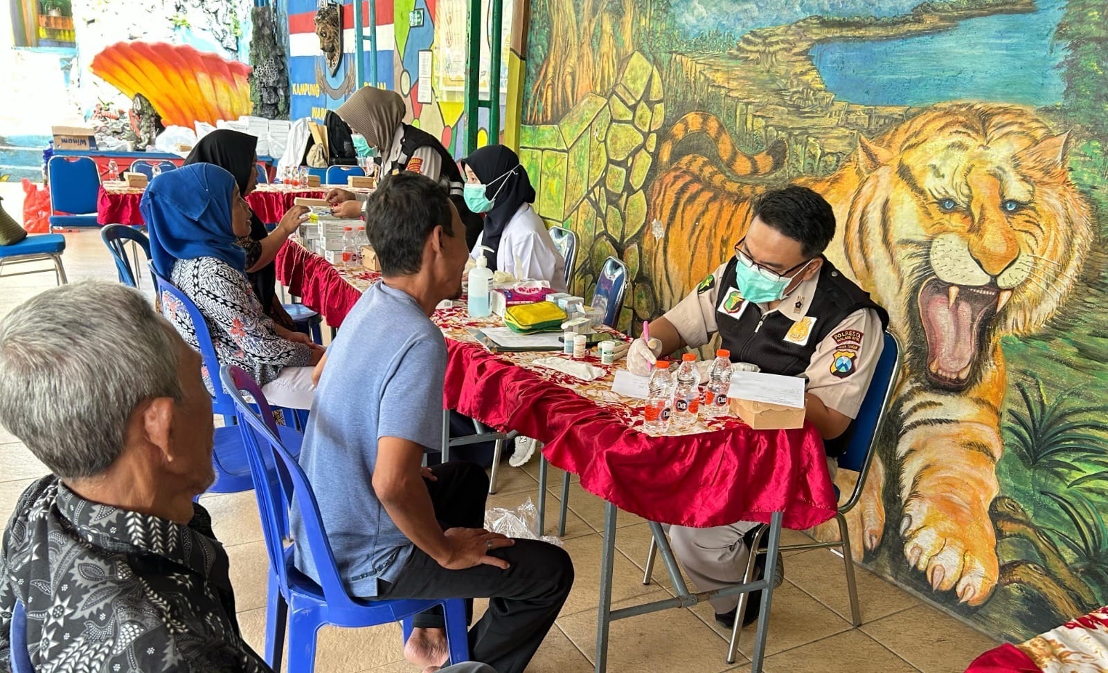 Kampung Tematik Penuh Senyum Berkat Bakti Kesehatan Polresta Malang Kota