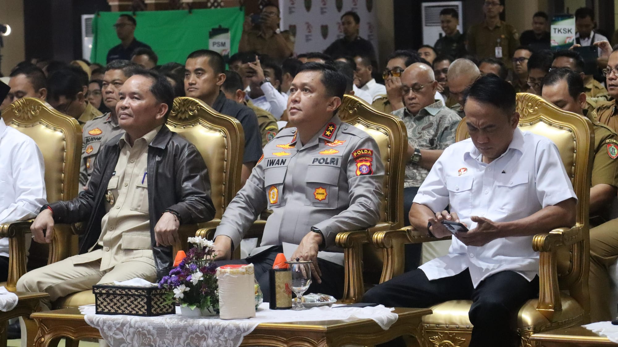 Mensos RI Bertemu Pilar Sosial di Kalteng, Kapolda Nyatakan Siap Kawal Program Pembangunan