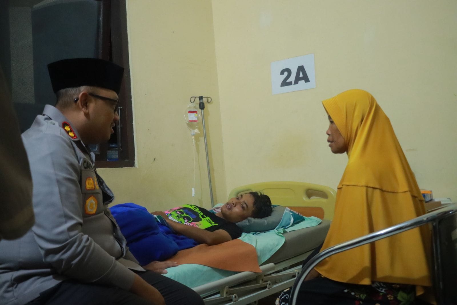 Turun ke Lapangan, Kapolres Klaten Berikan Dukungan Korban Keracunan