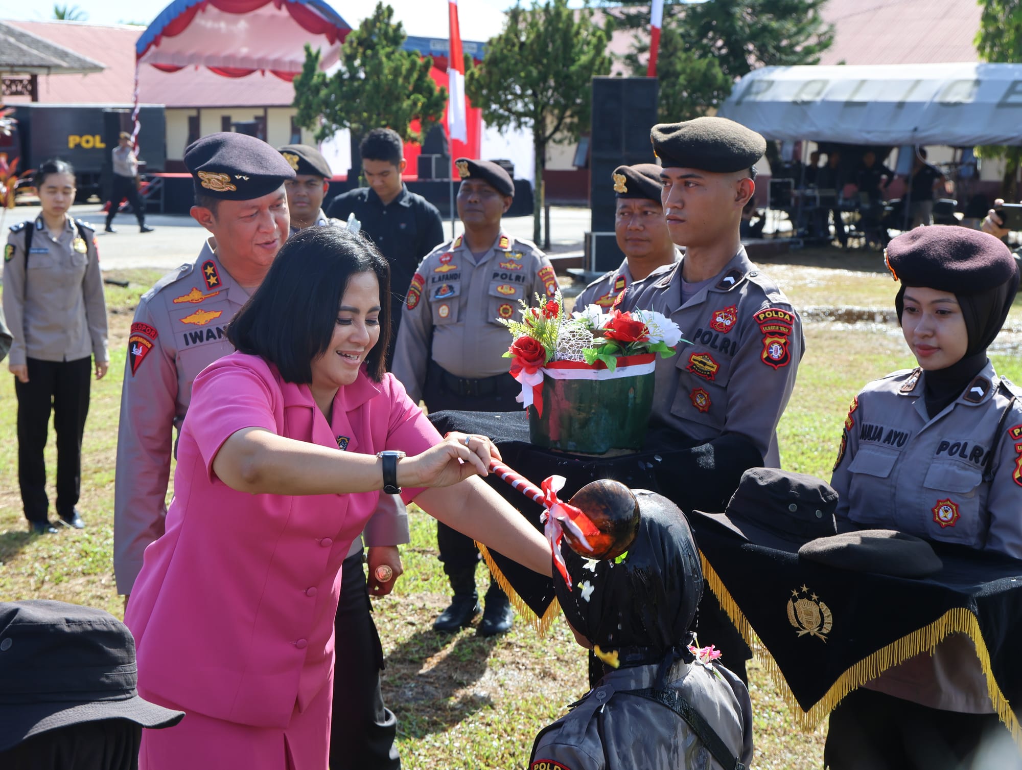 Kapolda Kalteng Tutup Pembinaan dan Pembaretan 126 Bintara Remaja Ditsamapta, Wujudkan Polri Presisi