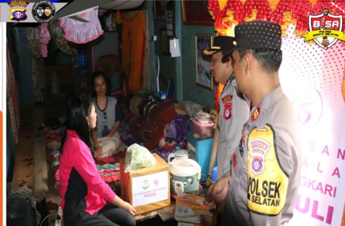 Polres Barsel Salurkan Ratusan Paket Sembako untuk Korban Banjir
