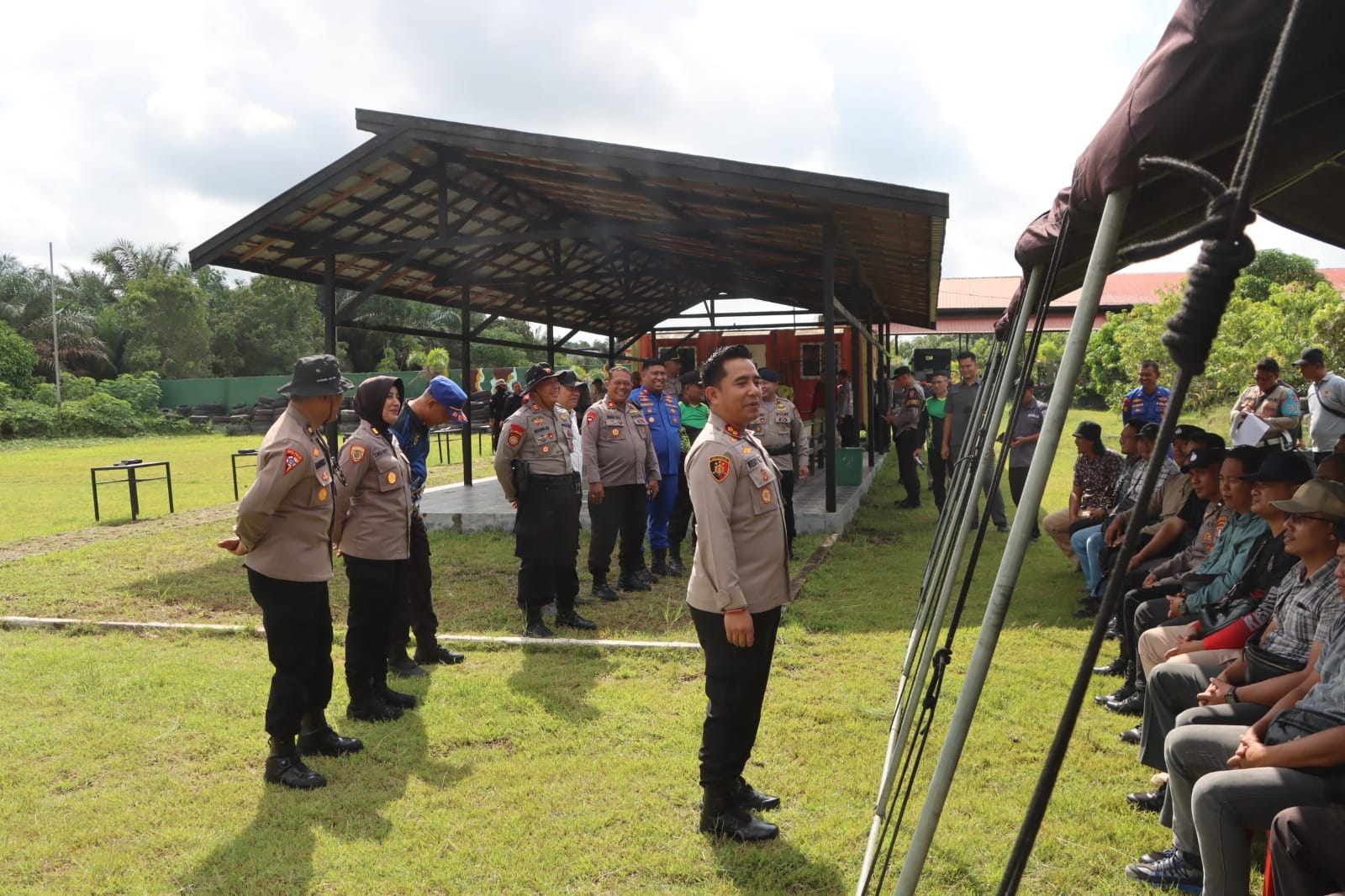 Polres Kotim Adakan Latihan Menembak, Kapolres Ingatkan Pentingnya Patuh SOP