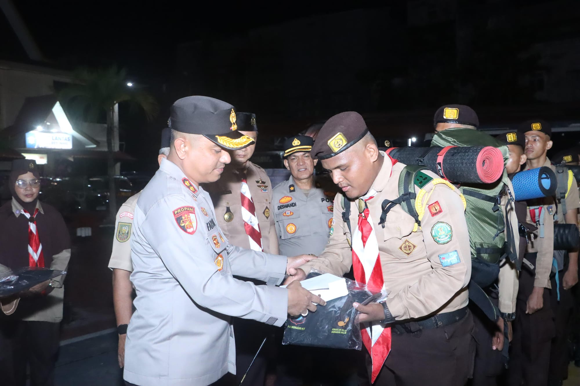 Kapolres Kepulauan Meranti Lepas Kontingen Ikuti Jambore Karhutla 2025, Fokus Pencegahan Kebakaran