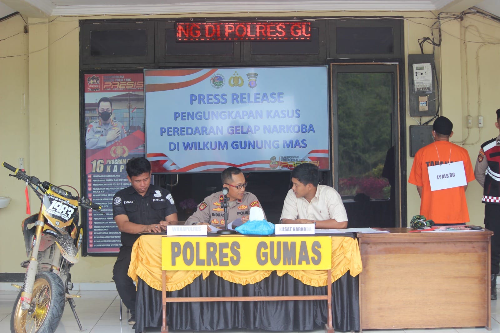 Polres Gunung Mas Bongkar Peredaran Narkoba di Sepang, Sita Sabu dan Uang Tunai Puluhan Juta