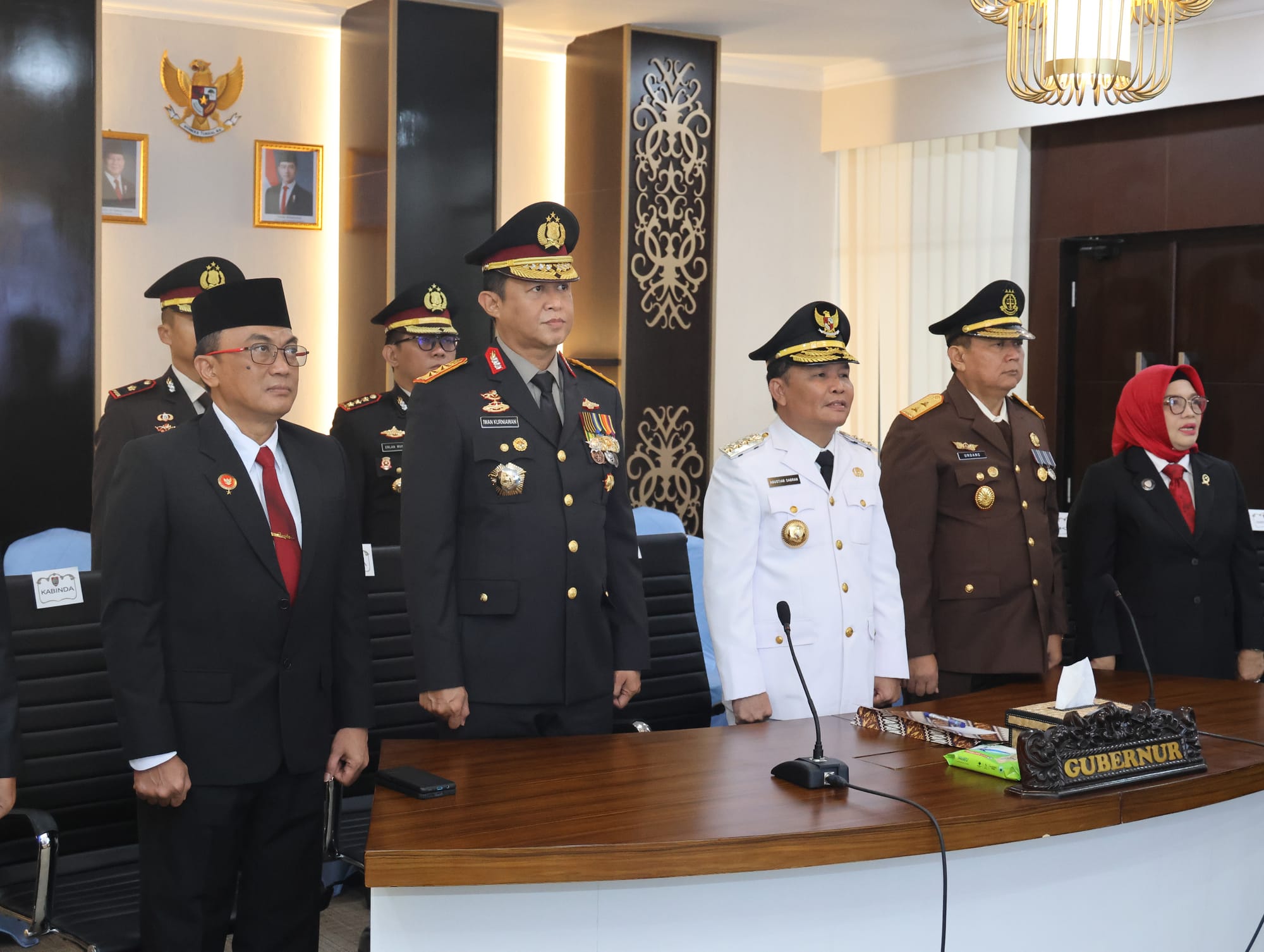 Kapolda Kalteng Hadiri Upacara Hari Otonomi Daerah ke-29 Secara Virtual