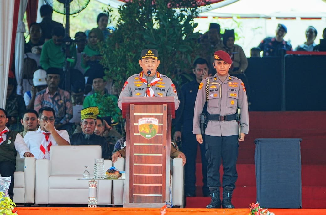 Buka Jambore Karhutla Riau 2025, Kapolri Ajak Masyarakat Jaga dan Lestarikan Lingkungan