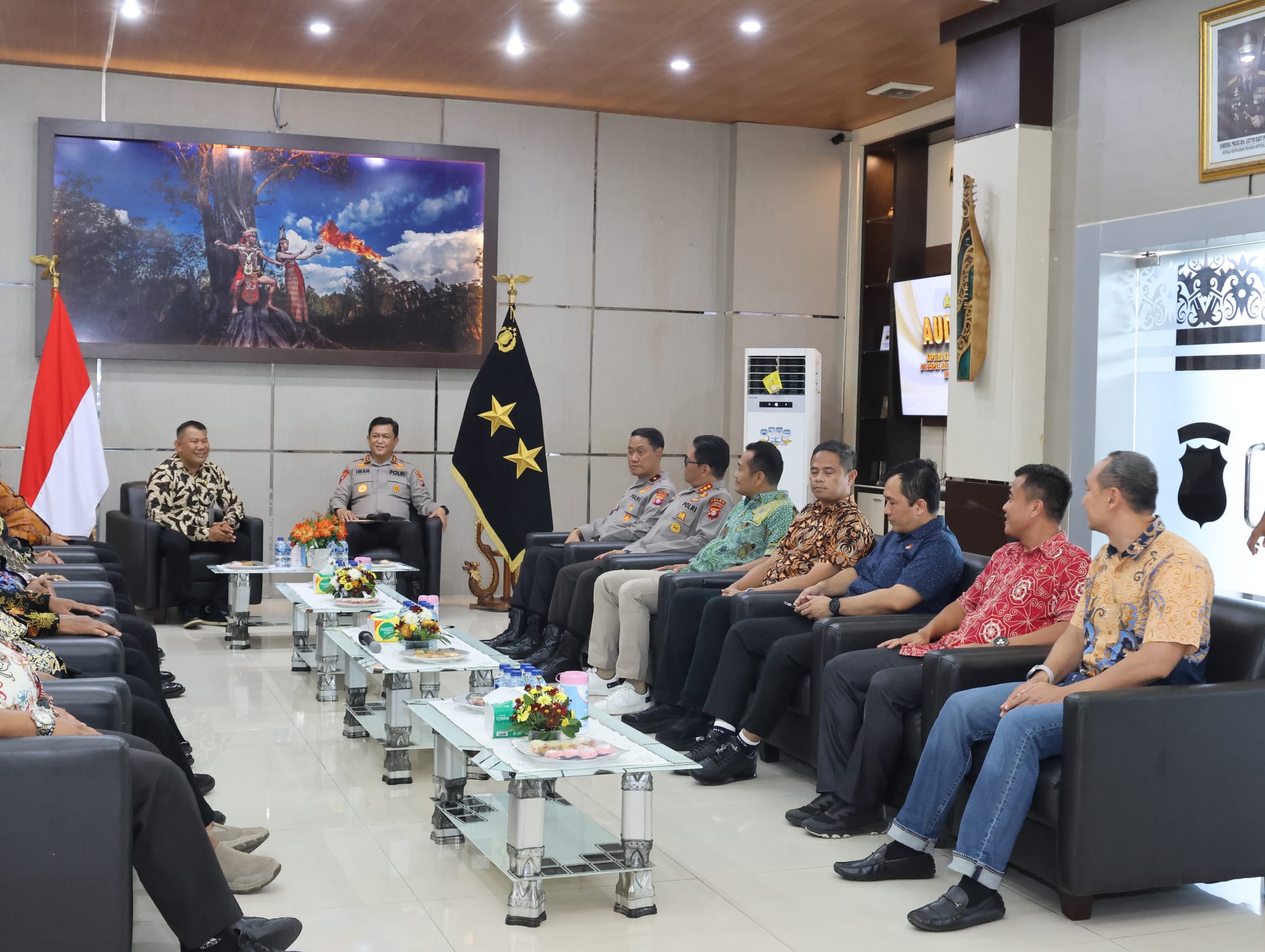 Jalin Sinergitas, Kapolda Terima Kunjungan Kakanwil Ditjenpas Kalteng