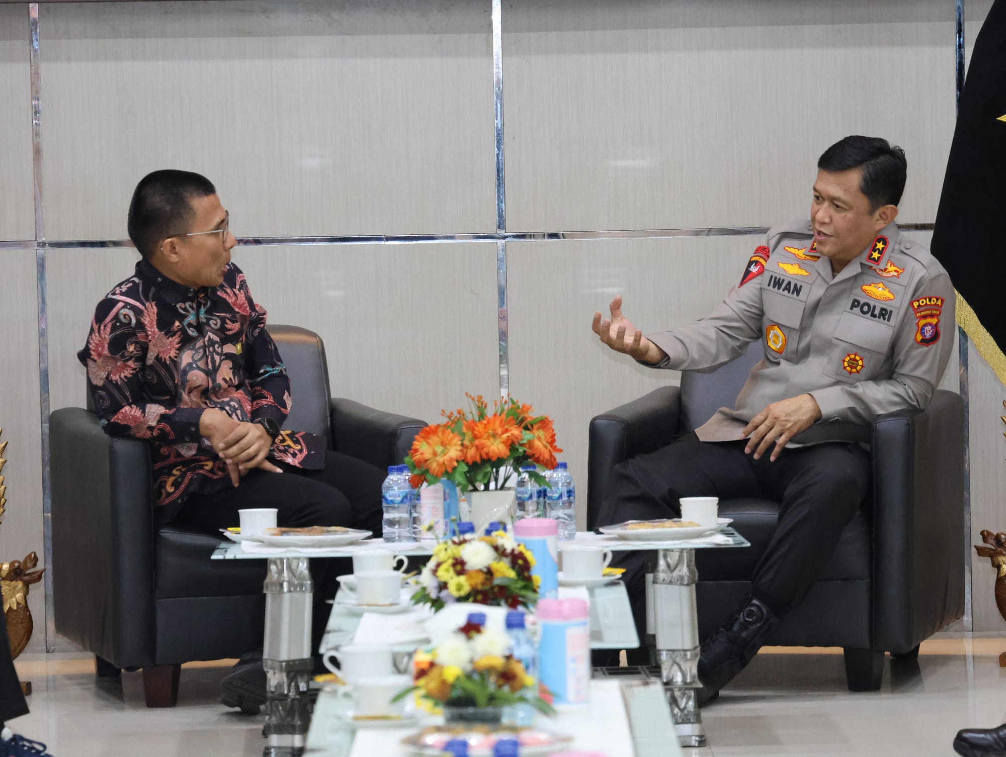 Kapolda Kalteng dan PLN UID Kalselteng Bahas Pengamanan Obyek Vital