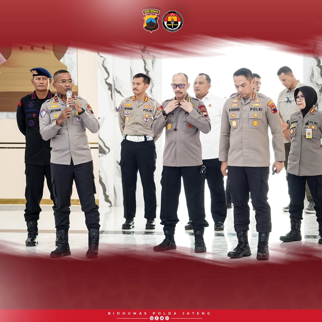 Pastikan Kesiapan Pengamanan May Day 2025, Polda Jateng Gelar Tactical Floor Game