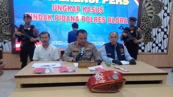 Pemuda Grobogan Diringkus Polisi karena Hobi Curi Motor Klasik