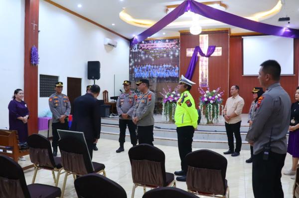 Amankan Jumat Agung dan Paskah, Polres Pekalongan Turunkan Personel