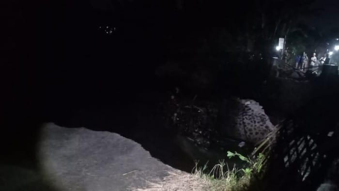 Jembatan Babadan Karangdowo Klaten Putus Diterjang Banjir