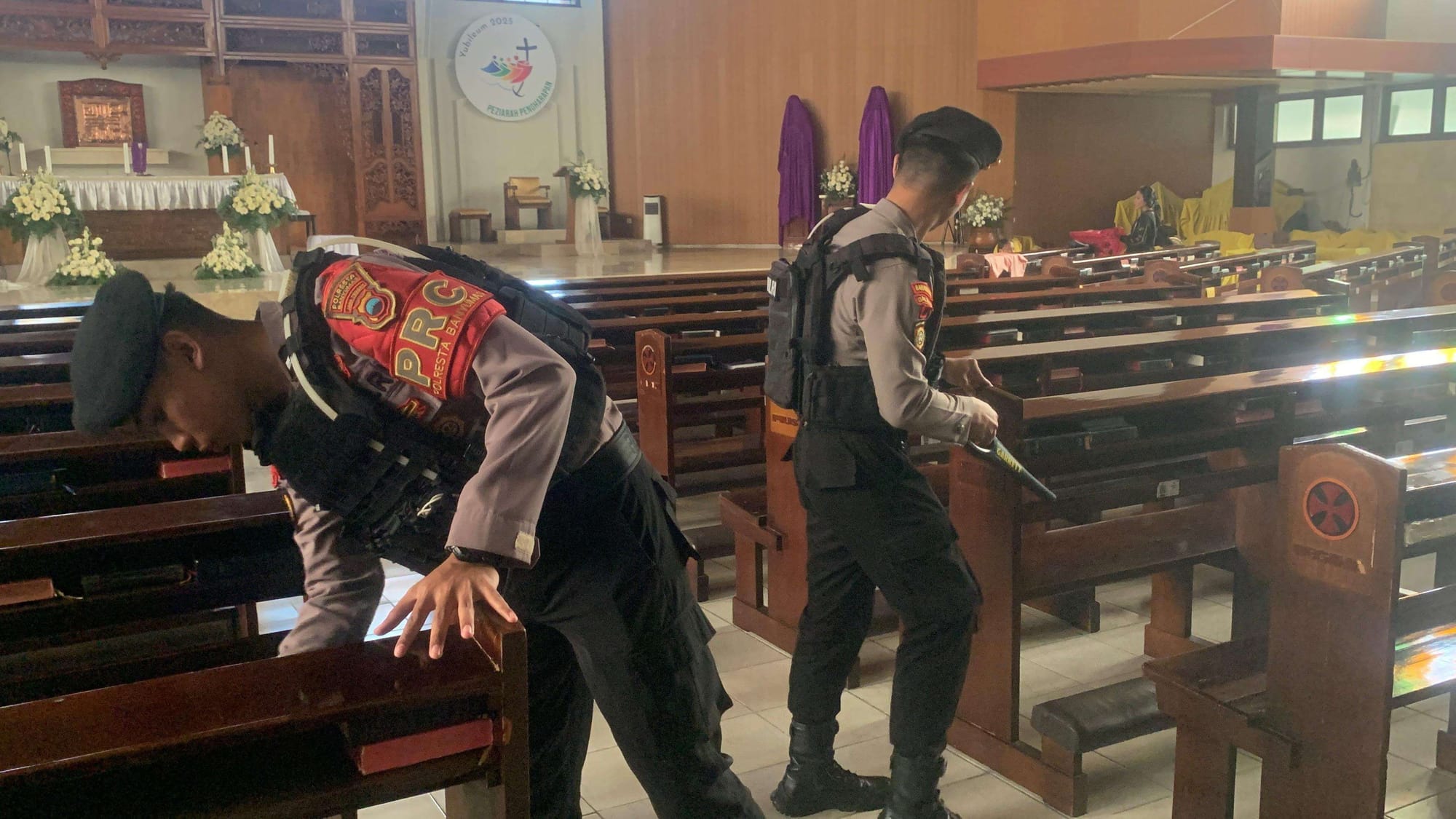 Jelang Paskah, Polresta Banyumas Sterilkan 8 Gereja Prioritas Demi Keamanan Umat