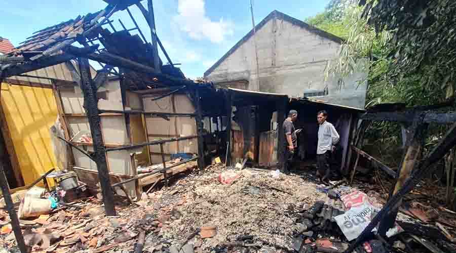 Kebakaran Landa Dua Rumah di Purwodadi Grobogan Saat Halalbihalal, Kerugian Besar