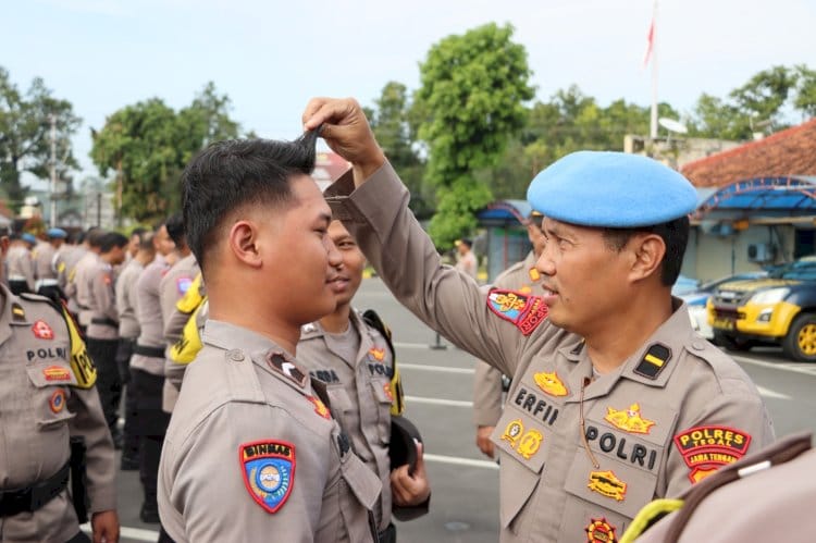 Polres Tegal Gelar Pemeriksaan Internal, Tegakkan Disiplin Personel
