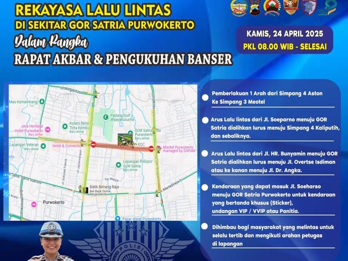 Harlah GP Ansor ke-91 Digelar Besok di GOR Satria Purwokerto, Rekayasa Lalu Lintas Disiapkan