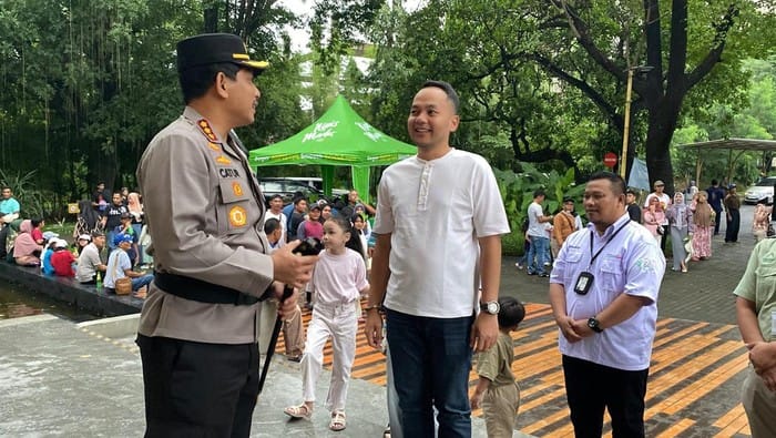 Kapolresta Solo Pantau Langsung Pengamanan Solo Safari Selama Libur Lebaran